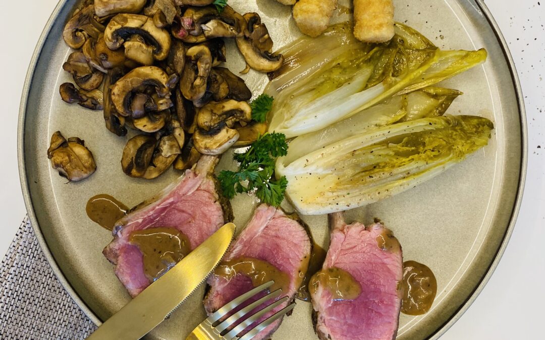 Lamskroontje met ovenkroketten
