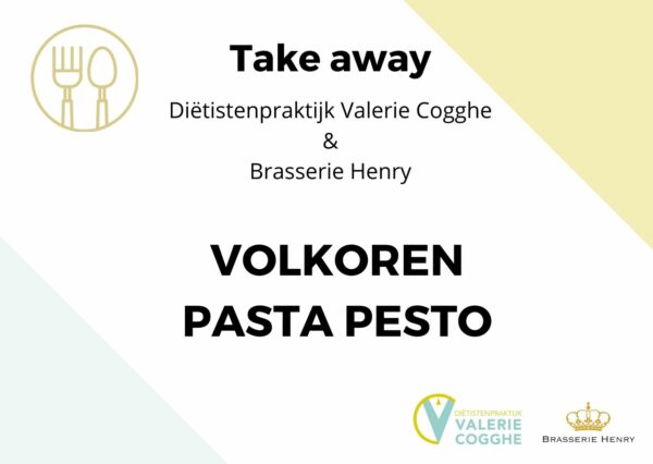 Volkoren pasta pesto